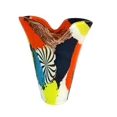 Dino Martens Oriente Series Murano Glass Vase