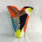 Dino Martens Oriente Series Murano Glass Vase