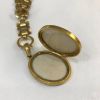 Double Picture Silver Gilt Victorian Locket With Bookchain