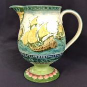 Doulton Burslem Galleon Series Ware Jug