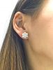 Vintage Diamond Cluster Earrings