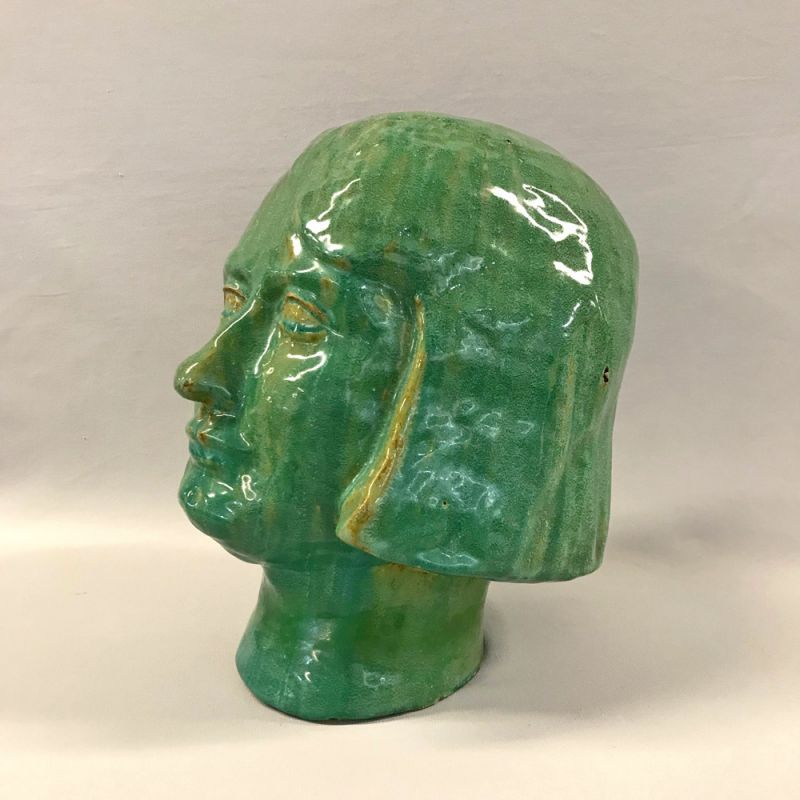 Glazed Stoneware Bust a Young Renaissance Woman With - Bust Clipart