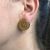 Edwardian Chalcedony Stud Button Earrings