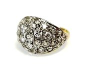 Edwardian Diamond Bombe Ring