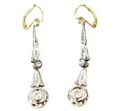 Edwardian Diamond Drop Earrings