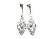 Edwardian Diamond Drop Earrings
