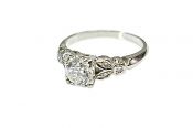Edwardian Diamond Engagement Ring