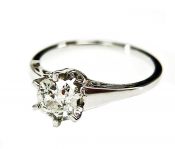 Edwardian Diamond Solitaire Ring