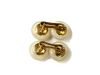 Edwardian Mother of Pearl and Paste Cufflinks
