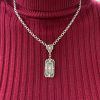 Edwardian Rock Quartz and Diamond Necklace