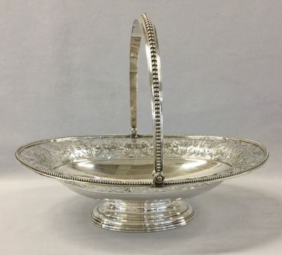 Edwardian Era Elkington & Co. Silver Plate Basket