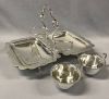 Edwardian Silver Plate Strawberry Basket, English circa 1910