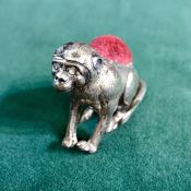 Edwardian Adie & Lovekin Ltd. Sterling Silver Monkey Pin Cushion 