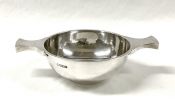 Edwardian Sterling Silver Quaich Cup, Fully Hallmarked for Sheffield 1900