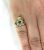 Fine .42ct Emerald and Diamond Claddagh 18kt Ring