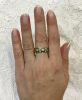 Vintage .88ct Emerald and .42ct Diamond 14kt Ring