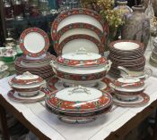 English Ironstone Shakespeare Pattern Dinner Service