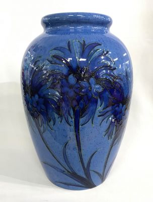 Moorcroft Art Deco Cornflower Vase