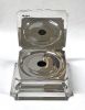 English Art Deco Sterling Silver Inkwell, By Silversmiths Carrington
