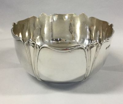 English Art Nouveau Sterling Silver Bowl, Hallmarked for Sheffield 1905
