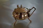 English Silver Mustard Pot, Mappin and Webb