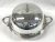 English Silver Plate Covered Round Entree Dish