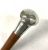 English Sterling Silver Topped Walking Stick