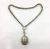 A English Sterling hallmarked Victorian Locket with Handmade Belcher Link Chain