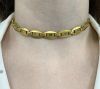 Estate Gold Emerald and Diamond Necklace