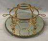 F. & c. Osler Cut Crystal and Ormolu Frame Epergne, England, circa 1885