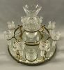 F. & c. Osler Cut Crystal and Ormolu Frame Epergne, England, circa 1885