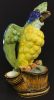 Faience Parrot Figure, French, Late 19th Century