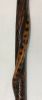 Figural Carved Hardwood Walking Stick of a Serpent Slithering