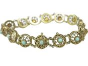 Filigree Turquoise Bracelet