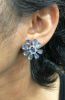 Floral Moonstone Earrings