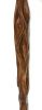 Folk Art Carved Hardwood Walking Stick