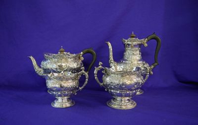 Irish Silver Tea & Coffee Set