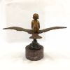 Franz Bergman Austrian Bronze Hood Ornament