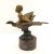 Franz Bergman Austrian Bronze Hood Ornament