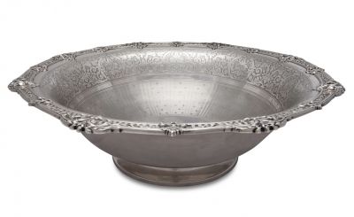 French 950 Fine Silver Basin