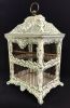 Vintage French Faience Pottery Birdcage