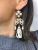 Fresh Water Pearl and Sapphire Drop Earrings