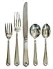 Birks George II Plain & Engraved Sterling Silver Flatware