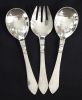 Georg Jensen Sterling Silver Continental Flatware Set For 12