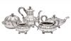 George IV Sterling Silver Tea Set, Hallmarked For London 1825