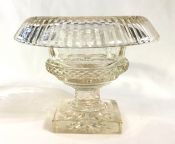 Georgian Anglo-Irish Cut Glass Footed Compote