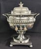 Georgian Sheffield plate tea urn.  English, circa 1810