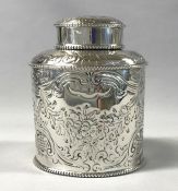 Georgian Sterling Silver Tea Caddy