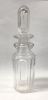 Georgian Sterling Silver and Cut Glass Cruet Set and Stand