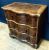 Georgian Style Serpentine Front Three Drawer Chest